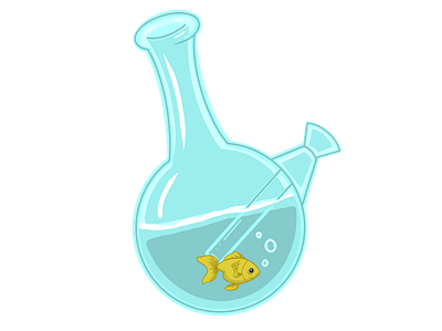 Fish Bowl design illustration