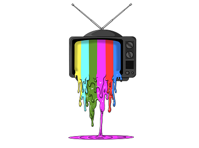 TV design illustration