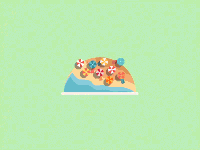 Stay Connected adobe after effects adobe illustrator animation beach disney gif illustration mountains vector