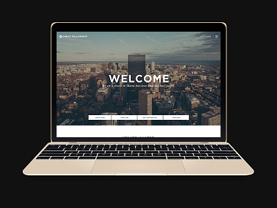 CF's Website Concept branding church desktop miami ui ux website