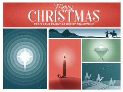Christmas Elements christmas flat illustration jesus