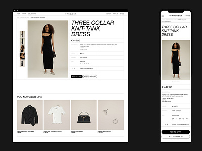 Y/PROJECT — E-commerce redesign