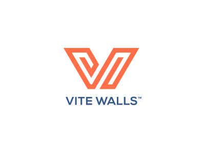 Vite Walls branding contractor identity logo wall plastering