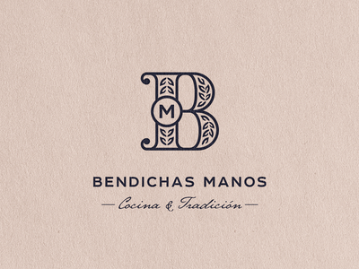 Bendichas Manos Logo art direction b bakery branding consulting icon logos logotype panama startups wordmark
