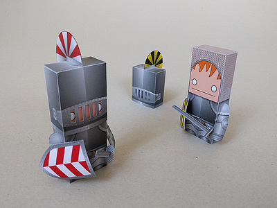 Knighty knight! Paper Toy