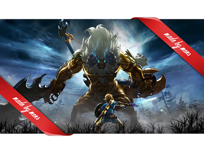 Zelda BOTW - Link vs Lynel link wallpaper zelda