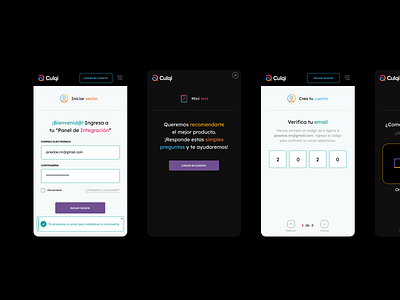 Culqi Website - Mobile