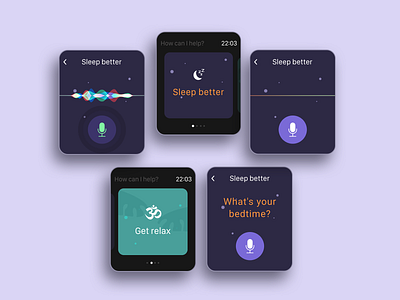 Get Relax - Wearable app concept