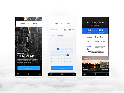 Booking App UI design