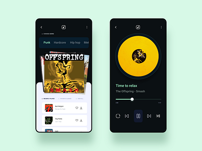 Music App UI Design