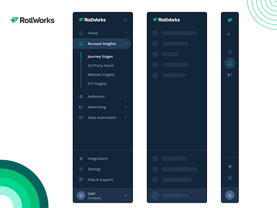 RollWorks Navigation Redesign