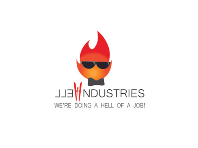 Hell Industries logo graphicdesign illustrator logodesign vector