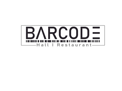 First logo concept for Barcode Hall and Restaurant contest