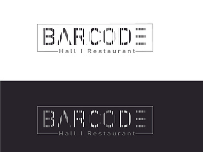 Final logo concept for Barcode Hall and Restaurant contest