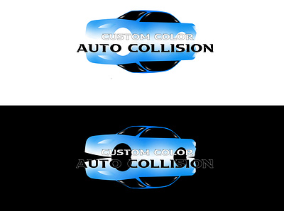 Logo concept for Custom Color Auto Collision contest graphicdesign illustration logo logoconcept logodesign vector