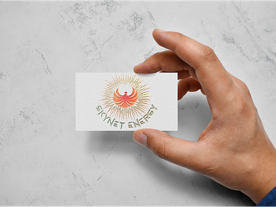 Business card mockup for Skynet Energy contest