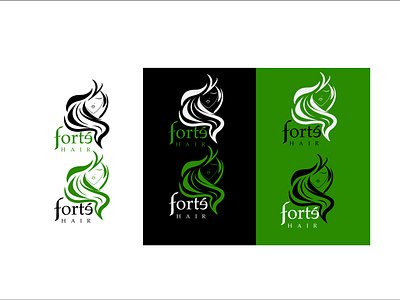 Logo concept for Forte Hair contest