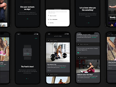 Fitplan Update - We Launched The Feed activity app design feed stream