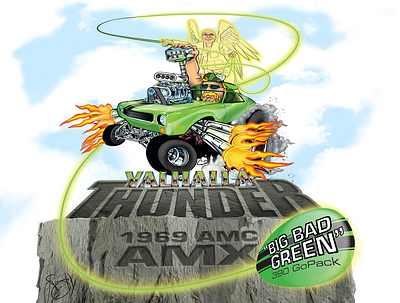 Mel’s AMX illustration rat fink