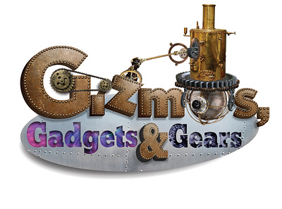 Gizmo’s interactive logo branding design whimsical whimsy