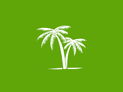 Palm Tree Icon green icon illustration palm tree wacom