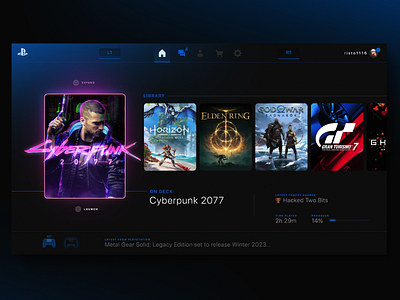 Playstation 5 Boot Menu Redesign