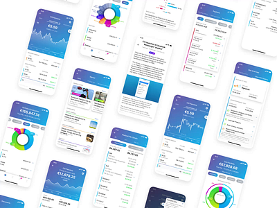 Wealth Management App app clean design design finance investments ios iphone x minimal money product design showcase sketch ui ux wealth management