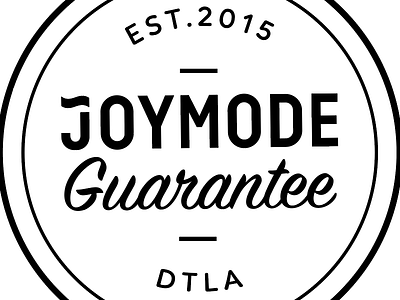 Joymode Guarantee Seal