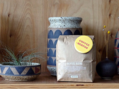 ~Bertos Blend - Bag & Pin coffee coffee tea collective product design roaster