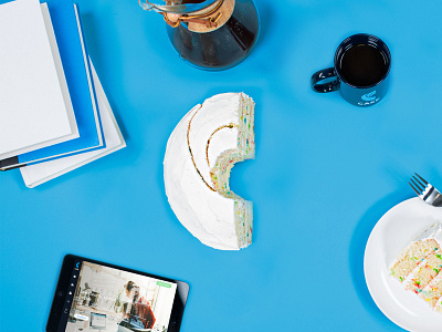 CAKE Everyday! books branding cake case study coffee logo mug party photography tech web