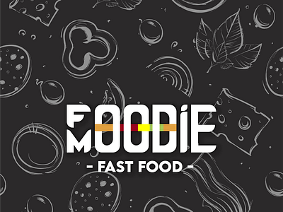 FOODIE MOODIE LOGO -fast food-