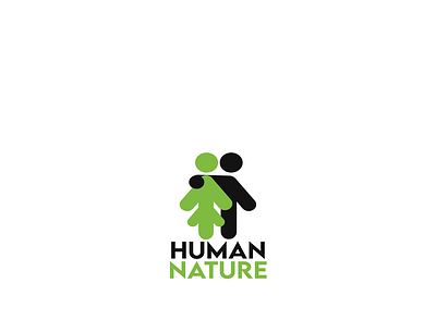"Human Nature" logo design brand design brand identity branding branding design illustration logo logo design minimal typography vector