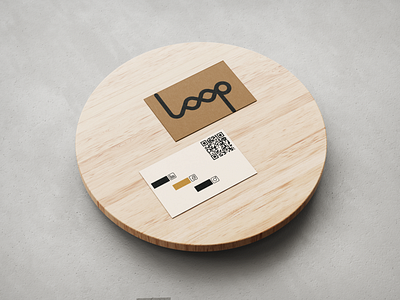 "Loop" logo and business card design