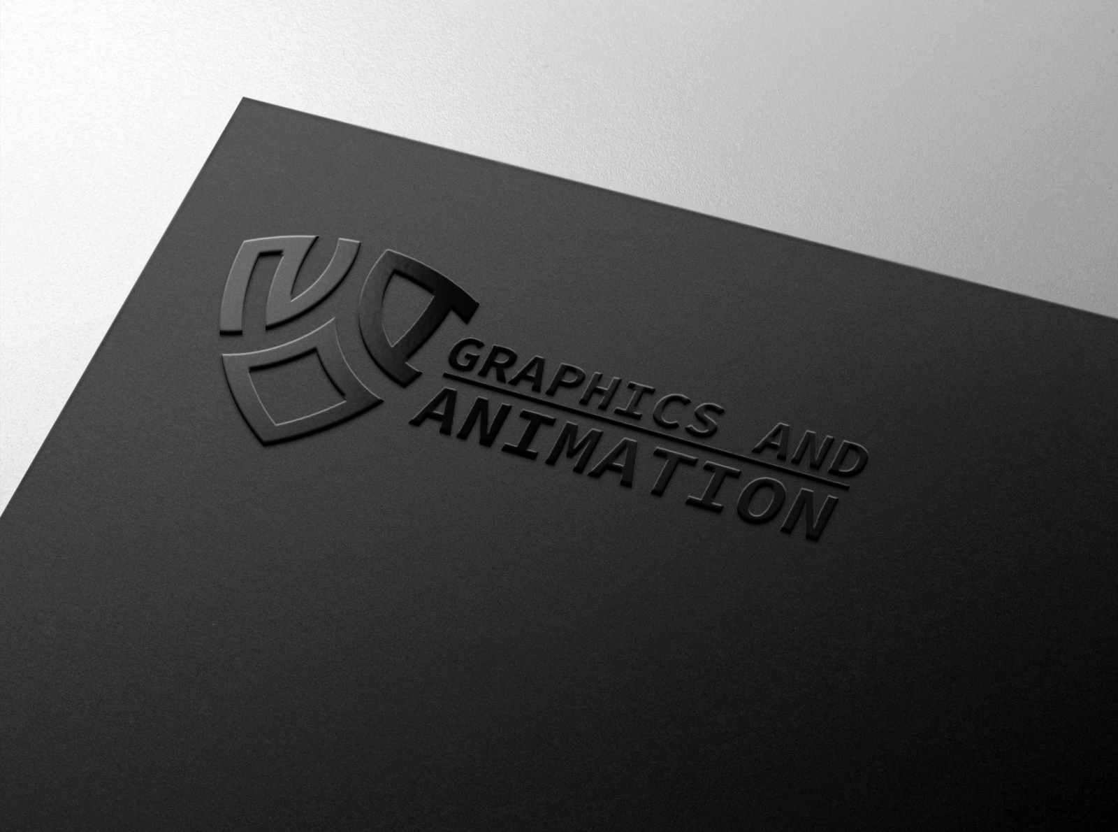 card embossed logo by Nad GRAPHICS AND ANIMATION on Dribbble