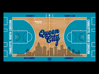 Charlotte Hornets Alternate Court Concept