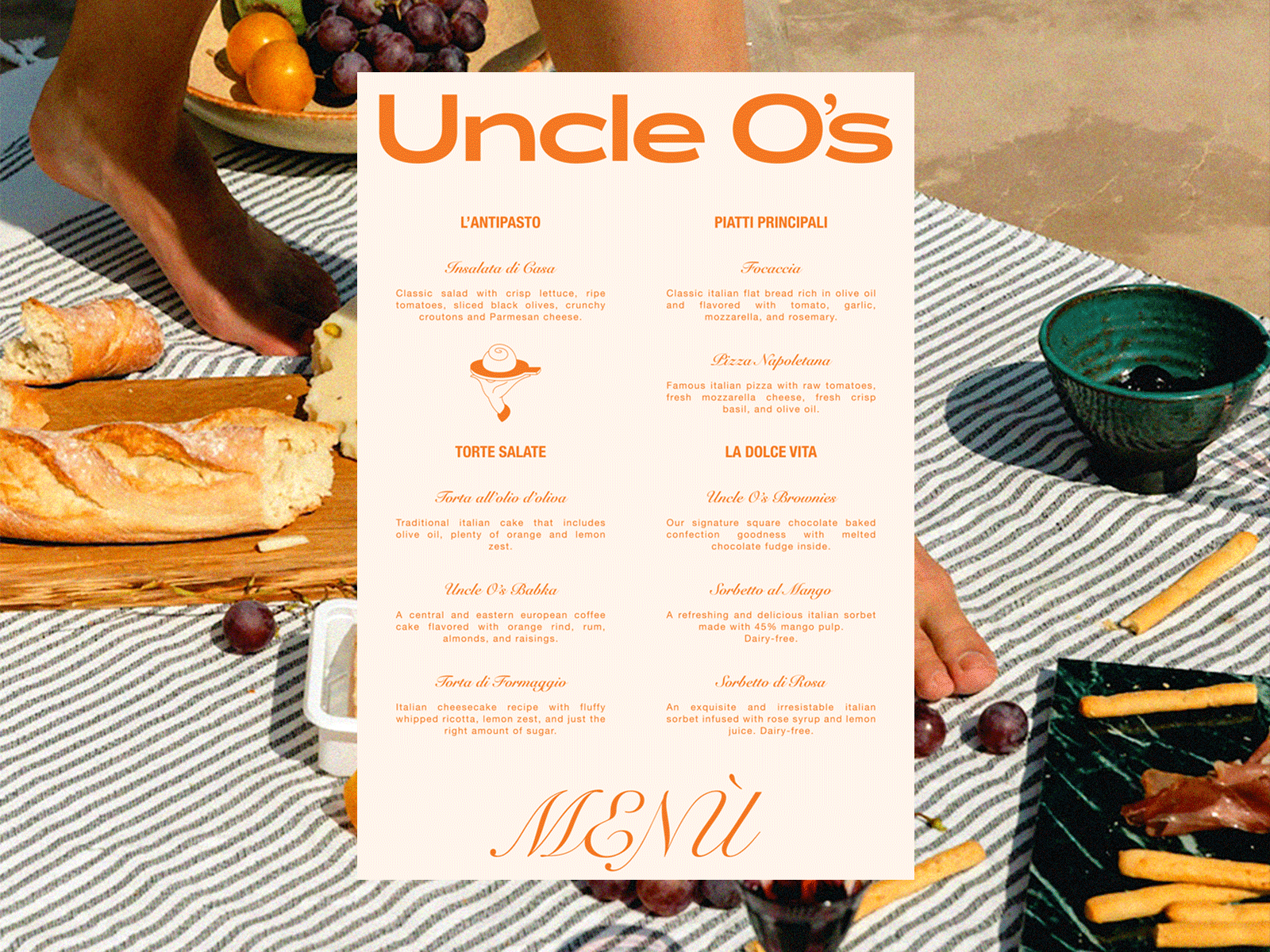 Menu Design for Uncle O's Kitchen