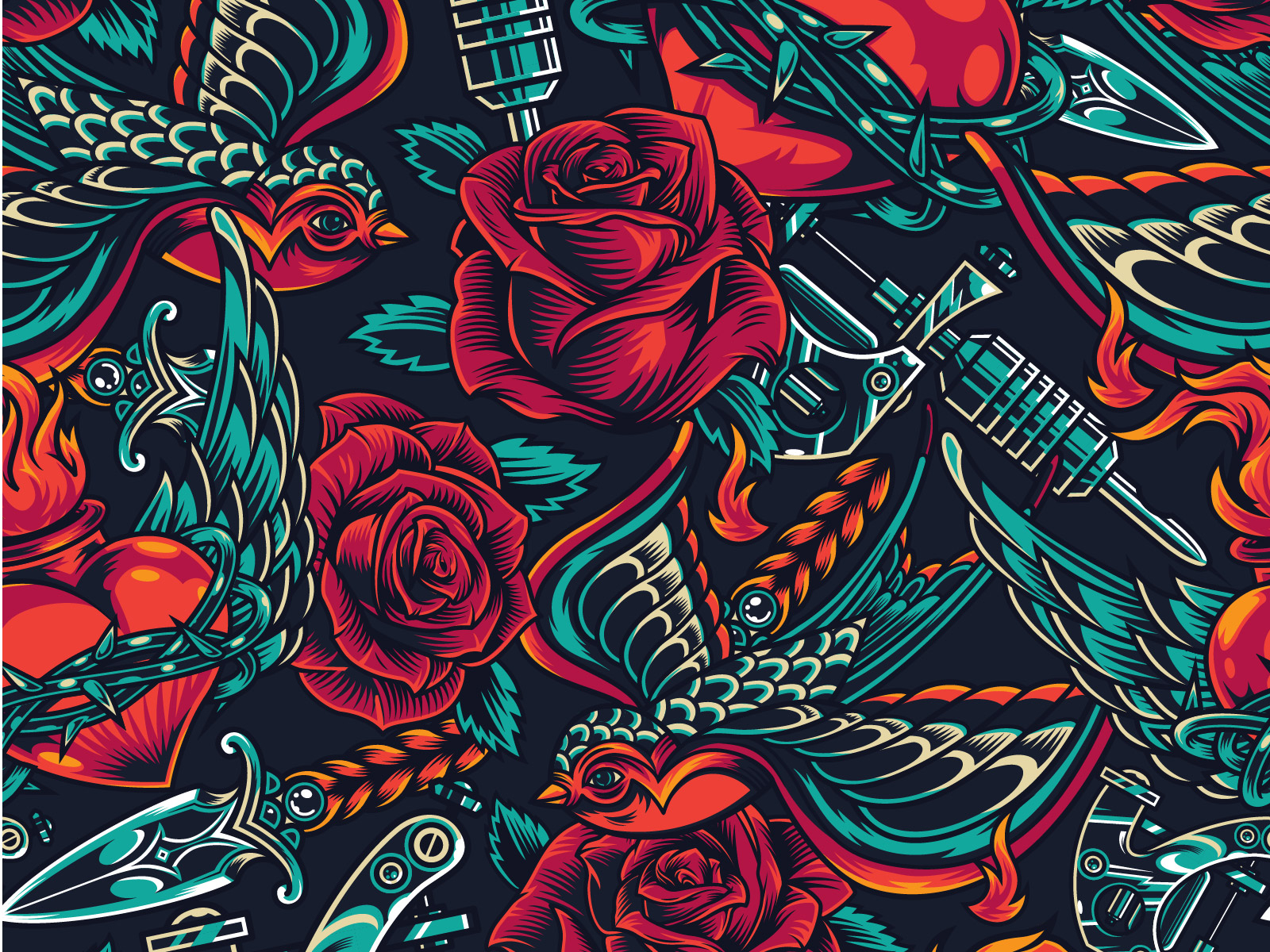 Tattoo Pattern Design by DGIM studio on Dribbble