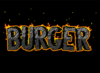 Desert Rock Font Design | Cracked Font Style adobe illustrator burger burn color cracked cracked font display font fire fireart font font awesome font design font family font style vector