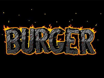 Desert Rock Font Design | Cracked Font Style adobe illustrator burger burn color cracked cracked font display font fire fireart font font awesome font design font family font style vector
