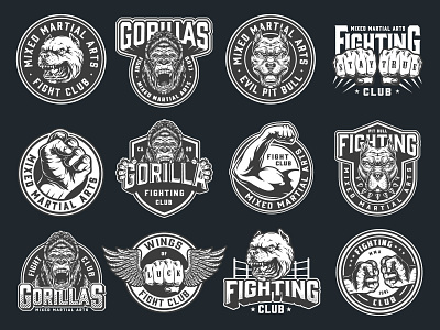 Fighting Logo Templates