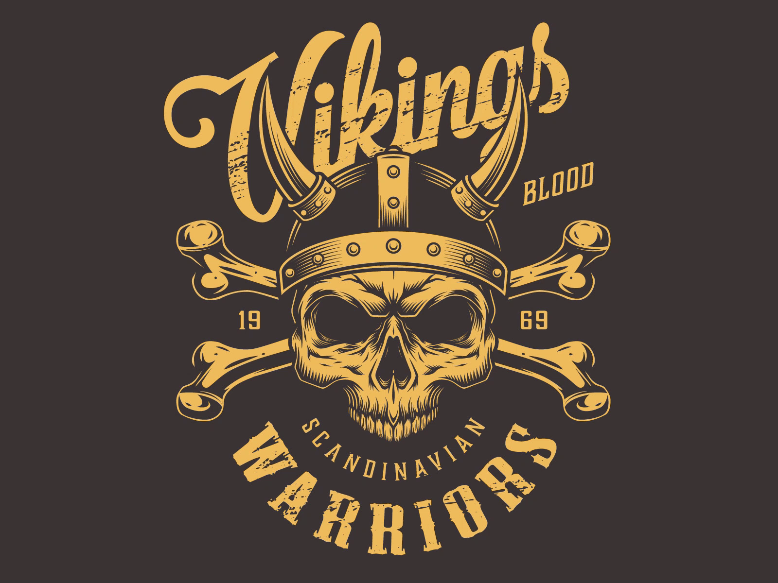 Vikings T Shirt Design. Graphic by almamun2248 · Creative Fabrica