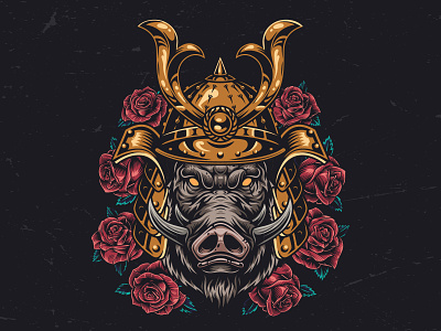 Hog Samurai illustration