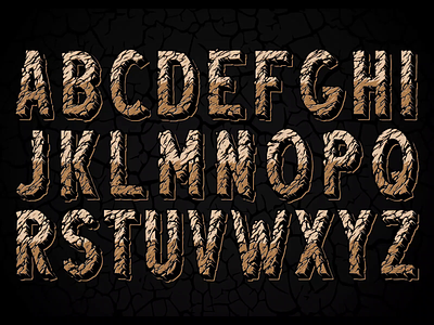 Desert Rock Font adobe illustrator animated gif cracked font font awesome font design font family fonts gif letters vector vintage