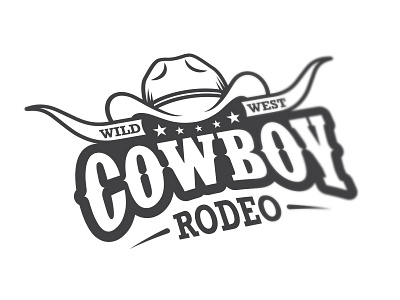 Cowboy rodeo logo