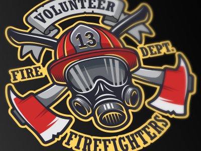 Firefighters emblem by DGIM studio on Dribbble