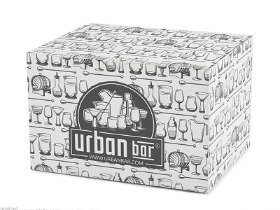 Custom package design for urbanbar.com