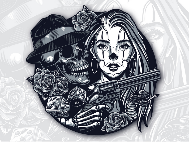 Make you chicano style tattoo design by Enderaltunyurt