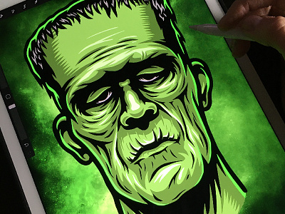 Frankenstein illustration