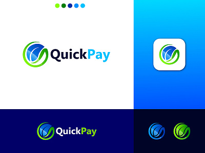 Quick Pay Logo Design bank logo bank logo design brand identity branding business logo company logo creative logo custom logo design logo logo guide logo maker logos logotype minimal minimalist modern logo money exchange money logo professional logo unique logo