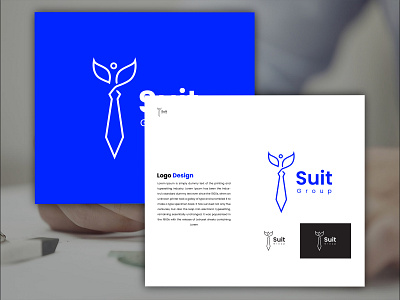 Suit + Laef Logo Design